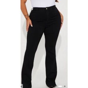 Fashion Nova Black Flare Jeans